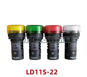 10PCS NEW DELIXI LD11s-22 LD11s22 LED INDICATOR LIGHTS 24VAC/DC 220VAC 380VAC