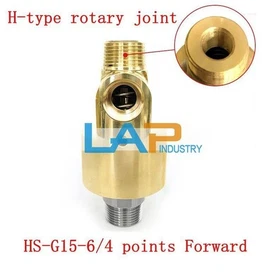 New H-type rotary joint HS-G15-6/4 points Cooling water copper high-speed joint