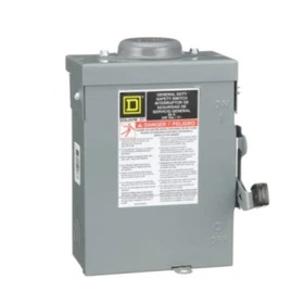 Square D DU322RB - 3-Pole Disconnect Switch 240V AC 60A