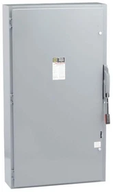 H365 - Square D 400 Amp 600 Volt 3-Pole Fusible Heavy Duty Safety Switch NEMA 1