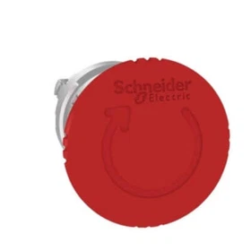 ZB4BS844 - Schneider Electric Harmony XB4 22mm Red Emergency Stop Push Button Op