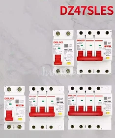 1PCS NEW Delixi DZ47sLES Air-Switch Circuit Breaker C-Type 1P+N 2P 3P 3P+N 4p