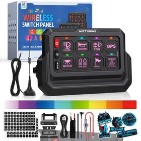 MICTUNING P1s-Wireless RGB Switch Panel Range 328FT Toggle Relay System Circuit