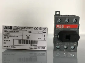 ABB SWITCH DISCONNECTOR OT16F3/OT25F3/OT40F3/OT63F3/OT80F3/OT100F3/OT125F 3-pole