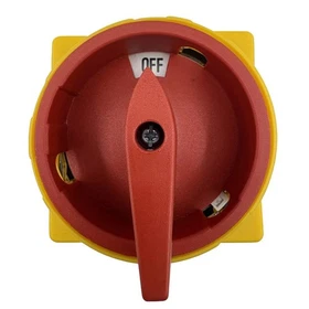 Kraus & Naimer On/Off Isolation Switch 600V 100A Red/Yellow KG100 K302