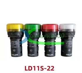 10PCS NEW DELIXI LD11s-22 LD11s22 LED INDICATOR LIGHTS 24VAC/DC 220VAC 380VAC