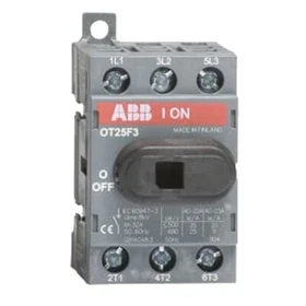 OT25F3 Non-Fused Disconnect Switch, 3-Pole, 30 Amp, ABB, NEW BULK LOT, US SELLER