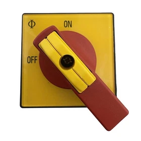 Kraus & Naimer On/Off Isolation Switch 600V 63A Red/Yellow KG64B K302