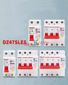 1PCS NEW Delixi DZ47sLES Air-Switch Circuit Breaker C-Type 1P+N 2P 3P 3P+N 4p