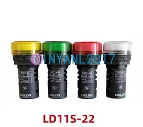 10PCS NEW DELIXI LD11s-22 LD11s22 LED INDICATOR LIGHTS 24VAC/DC 220VAC 380VAC