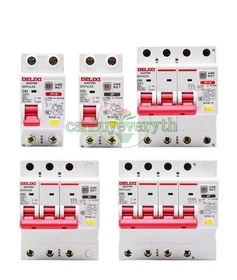 1PCS NEW Delixi DZ47sLES Air-Switch Circuit Breaker C-Type 1P+N 2P 3P 3P+N 4p