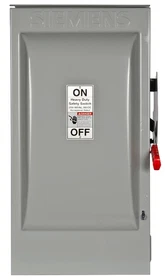 HF364NR - Siemens 200A 600VAC 3-Pole NEMA 3R Heavy Duty Fusible Safety Switch Su