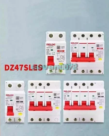 1PCS NEW Delixi DZ47sLES Air-Switch Circuit Breaker C-Type 1P+N 2P 3P 3P+N 4p