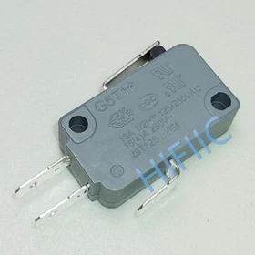 1/5PCS ZING EAR G5T16 16A 125/250VAC Micro Limit Switch 3 Pins With Press Lever