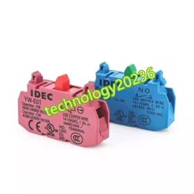 1PC NEW IDEC SCram switch YW-E10 E01 EW11 Normally Off HW-U10 01 C10 Button #YT