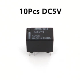 10Pcs Omron G5V-1 DC5V/12V/24V 6-Pin SPDT PCB Mount Mini Signal Relay