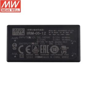 Mean Well IRM-05 switching power supply 3.3V5V9V12V24V pin type 5W AC-DC module
