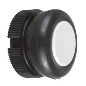XACA9411 - Schneider Electric White Round Pushbutton Head, Spring Return, Booted