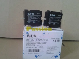 20PCS/BOX EATON MOELLER Button Auxiliary Contact A22-EK10 A22-EK01 A22-EK01C