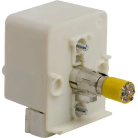 9001KM35LY - Schneider Electric Harmony 30mm Yellow LED Light Module, 24-28VAC/V