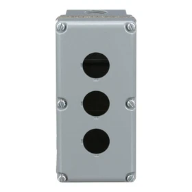 9001KY3 - Schneider Electric Square D 30mm Push Button Enclosure, Aluminum, 3 Ho
