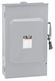 D224NRB - Square D 200A 240V 2-Pole Fusible General Duty Safety Switch NEMA 3R S