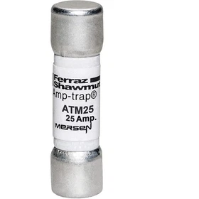 ATM25 - Mersen 25A 600V Midget Fast-Acting Fuse Amp-Trap&reg; 100kA Interrupting Rat