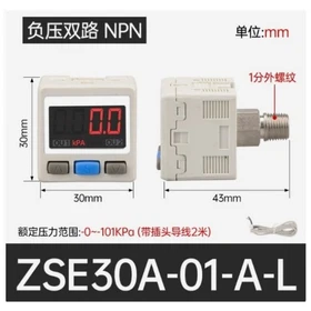 Digital Pressure & Vacuum Meter, SMC Type ISE30A/ZSE Digital Pressure Switch