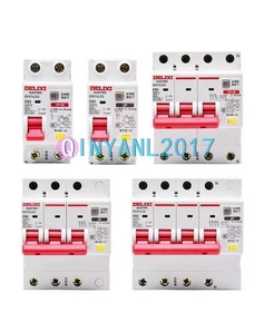 ONE NEW Delixi DZ47sLES Air-Switch Circuit Breaker C-Type 1P+N 2P 3P 3P+N 4p