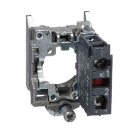 ZB4BZ102 - Schneider Electric 10A 600V 1 Pole Contact Block with Mounting Collar