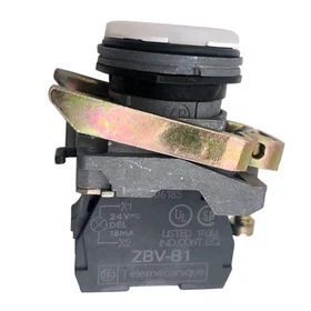 Schneider Electric / Telemecanique LED Pilot Light 24Vac 22mm White XB4-BVB1