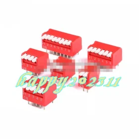 10PCS Dip switch 2P 2/3/4/ 5/6/8-bit 2.54mm foot spacing #CL