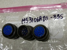Amphenol Circular Military Connectors MS3106A20-XX You Choose Size 20 Qty in ()