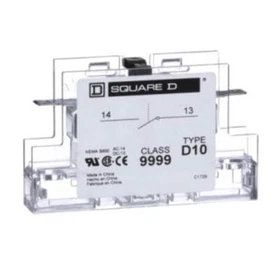 9999D10 - Square D 5A 600V 1NO Auxiliary Contact for Motor Control Class 9999