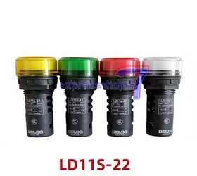 10PCS NEW DELIXI LD11s-22 LD11s22 LED INDICATOR LIGHTS 24VAC/DC 220VAC 380VAC