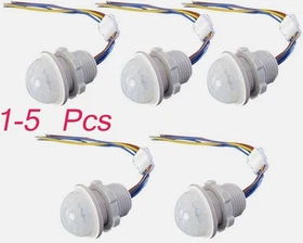 1-5 PIR Infrared Motion Sensor Detector 110V Smart Switch Light Lamp Switch Auto