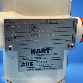 264HSPSBA1E6L1B1 ABB Pressure Transmitter Usip