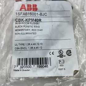 CBKKPM40R ABB Mushroom Push