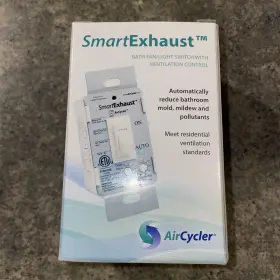 FV-WCPT1-W AIRCYCLER Smartexhaust Bath Fan Light Switch