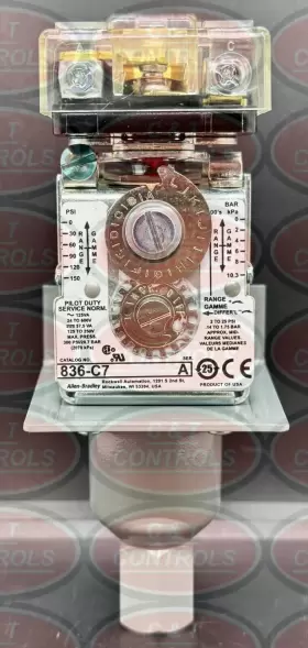 836-C7 ALLEN-BRADLEY Pressure Control Switch Box #3