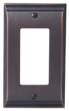 BP36504ORB AMEROCK Candler Single Rocker Switch Plate