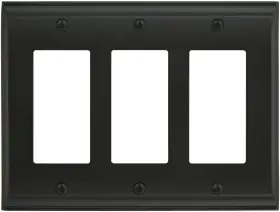 BP36506BBR AMEROCK Candler Triple Rocker Gfi Outlet Wall