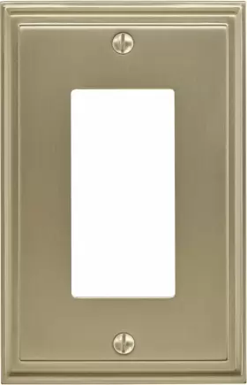 BP36518BBZ AMEROCK Mulholland Single Rocker Gfi Outlet Wall