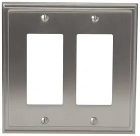 BP36519G10 AMEROCK Mulholland Double Rocker Switch Plate