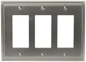 BP36520G10 AMEROCK Mulholland Triple Rocker Switch Plate