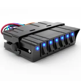 US1-FBM-S13514 AMOMD Gang Rocker Switch Box Led Toggle Panel