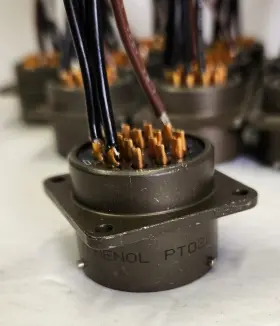 PT02E-20-16P AMPHENOL Connector Box Mounting Solder Pin #3