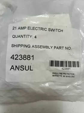 423881 ANSUL Micro Electric Switch Mounting Bracket Amp #2
