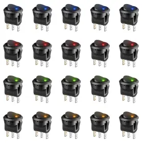 701715539747 AOKIN Pin Car Rocker Round Toggle Led Switch