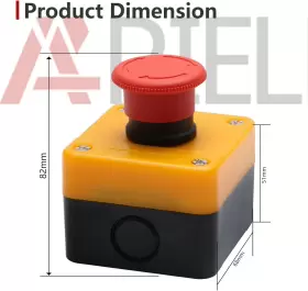 1NO1NC APIELE Emergency Pushbutton Switch Push #2